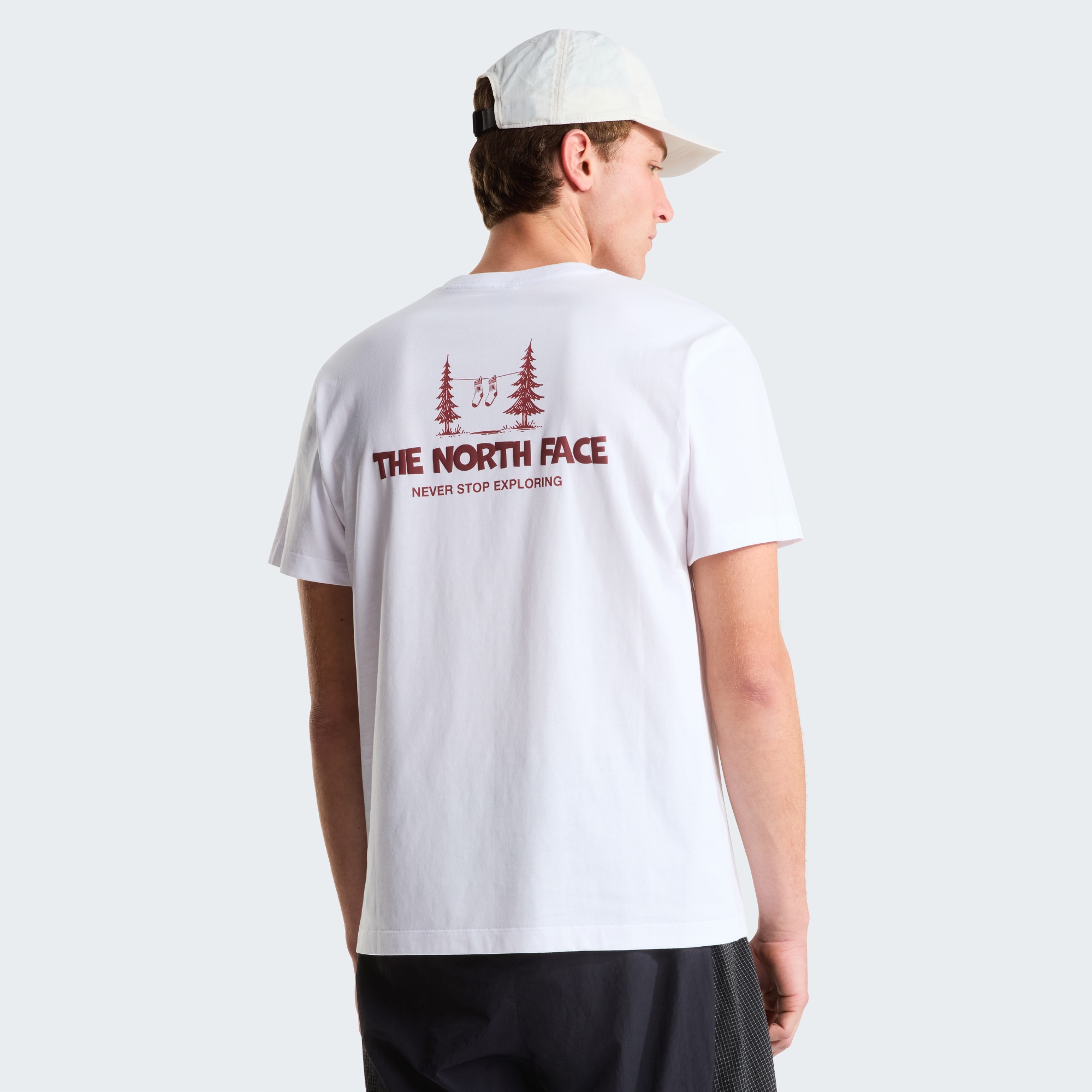 The North Face Men's Camping Relax Graphic Tee Valkoinen 04