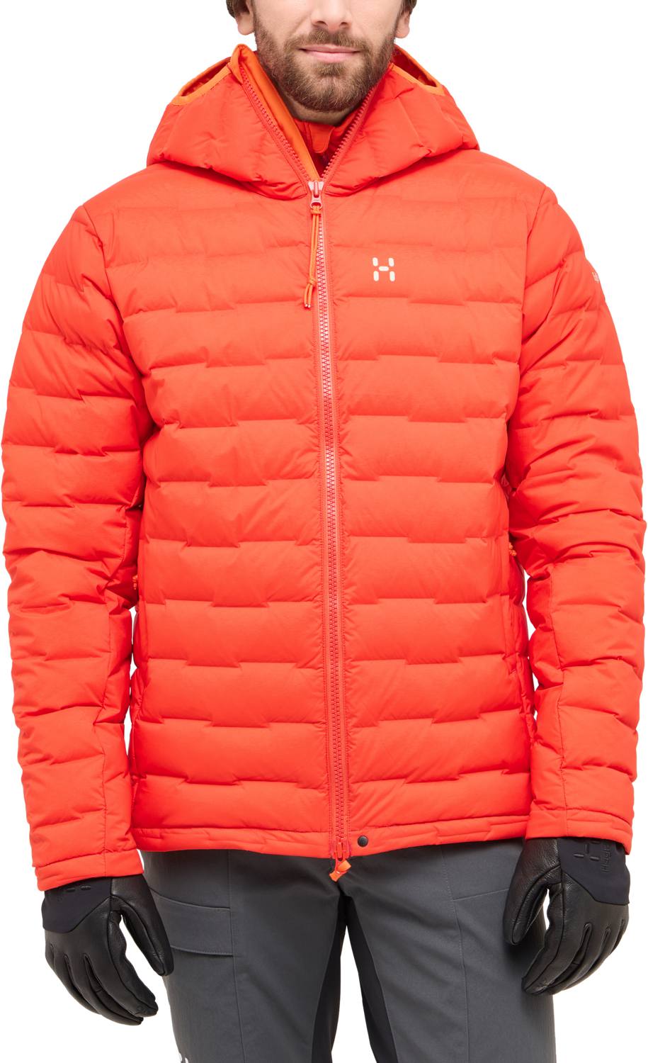 Haglöfs Men's Spitz Down Hood - Miesten untuvatakki Habanero 03