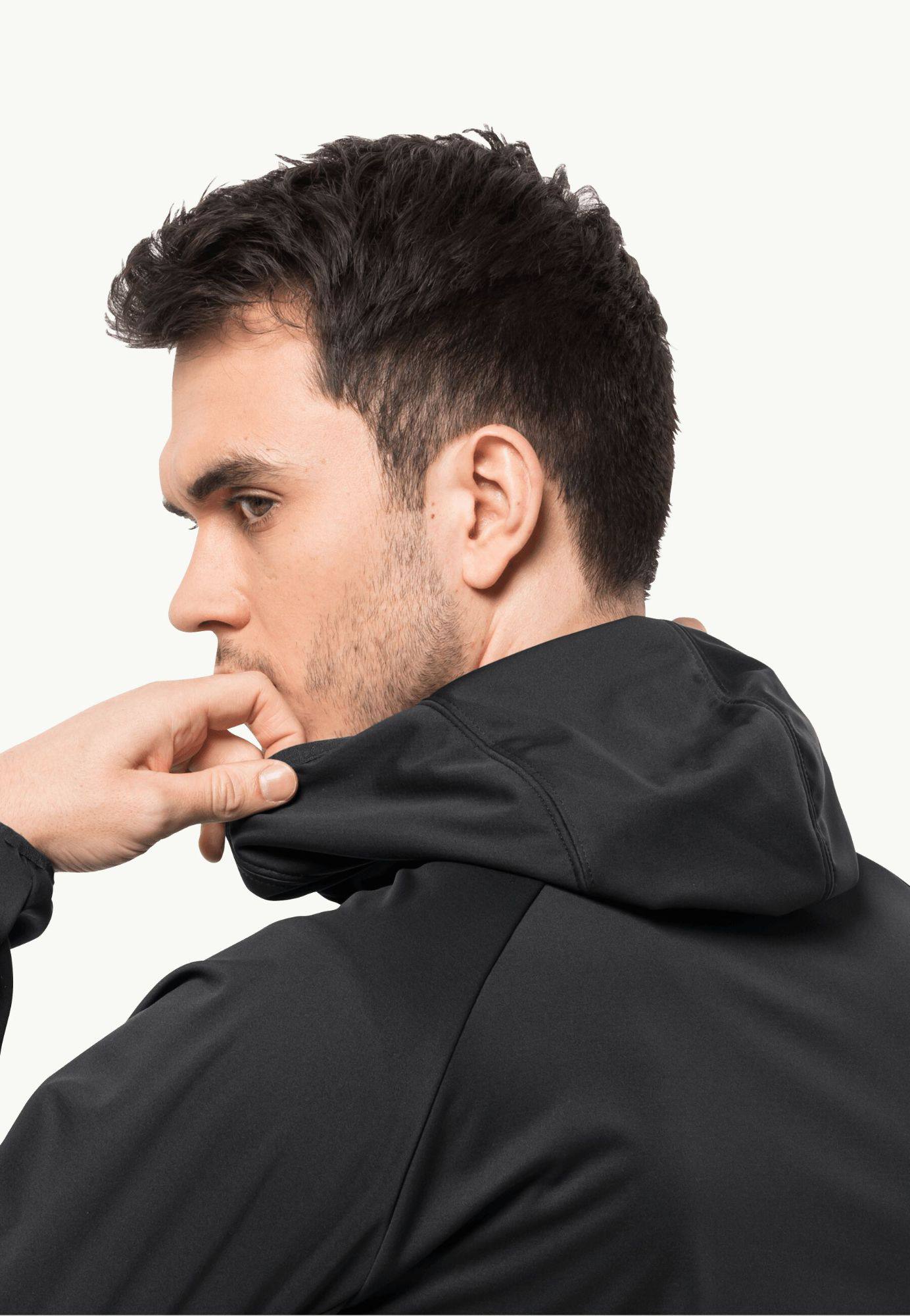 Jack Wolfskin Men's Feldberg Hoody Black 02