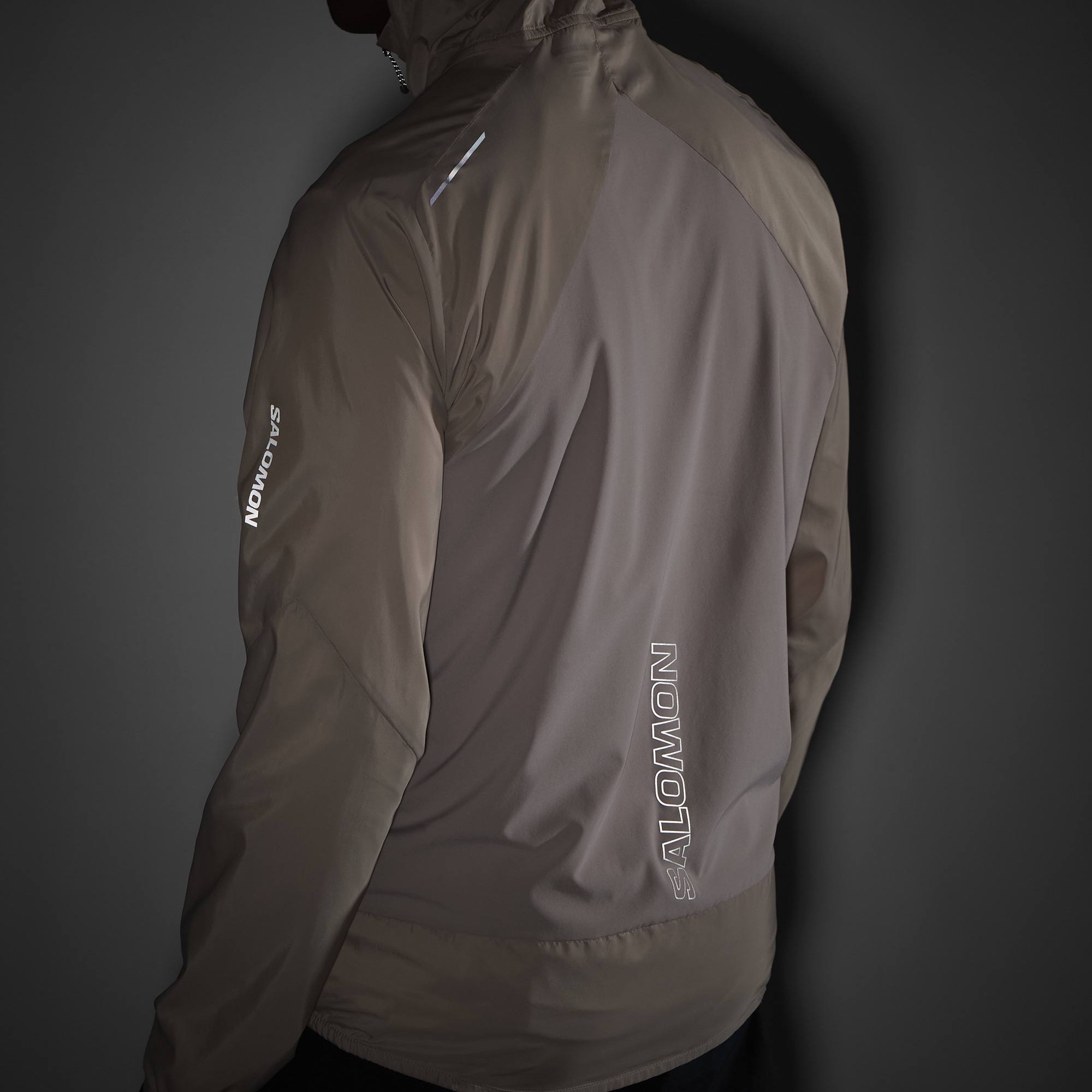 Salomon Men's Bonatti Cross Wind Jacket Etherea 10