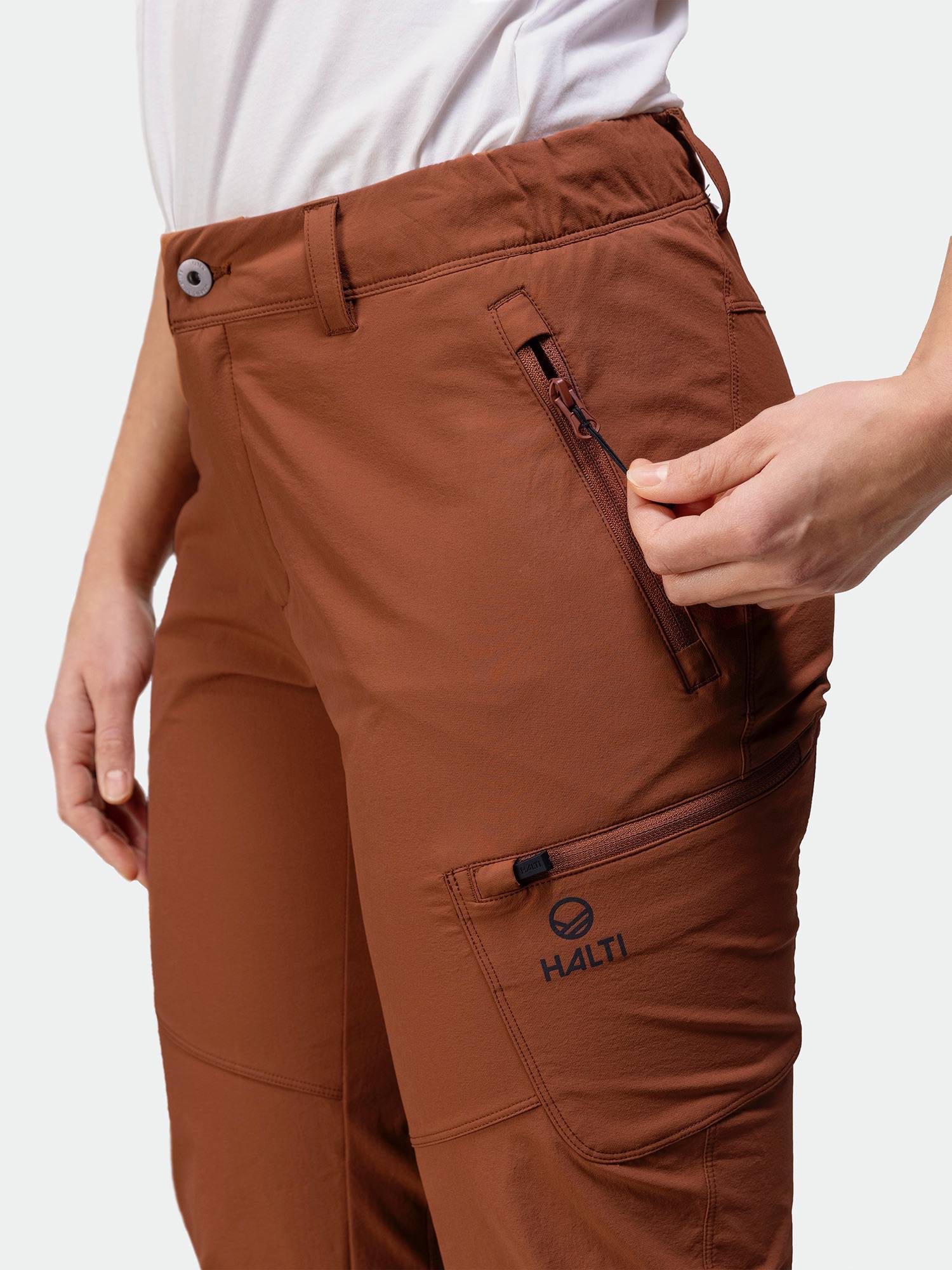 Halti Women's Pallas Evo Pants Rustic Brown 03