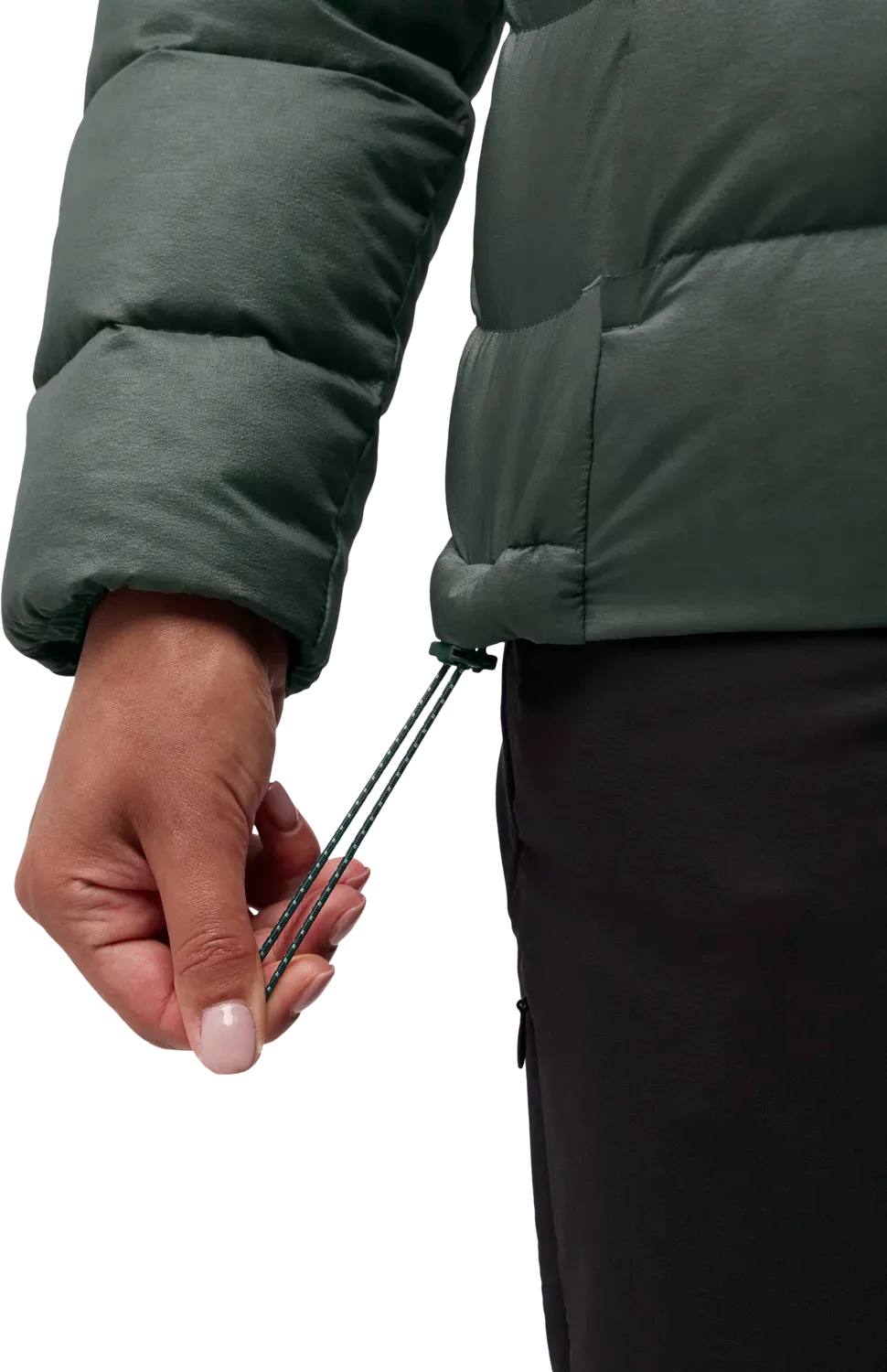 Jack Wolfskin Women's Nebelhorn Down Hoody - Naisten untuvatakki Slate Green 09