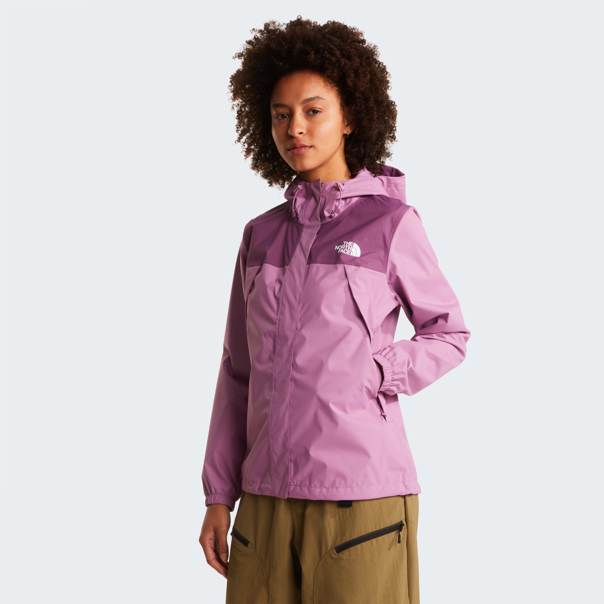 The North Face Women's Antora Rain Jacket Hushed Lavender/Chroma 02