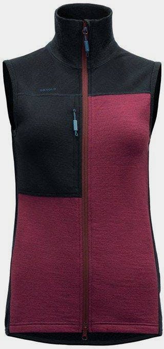 Devold Nibba Hiking Vest Women Ink/Beetroot 01