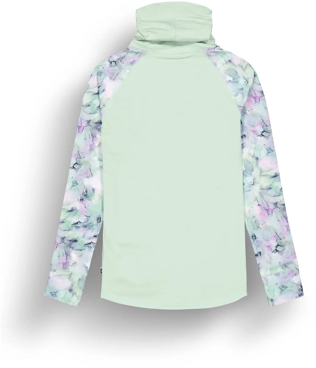 Picture Organic Clothing Women's Pagaya High Fleece Blurry Water Silt Grey 02