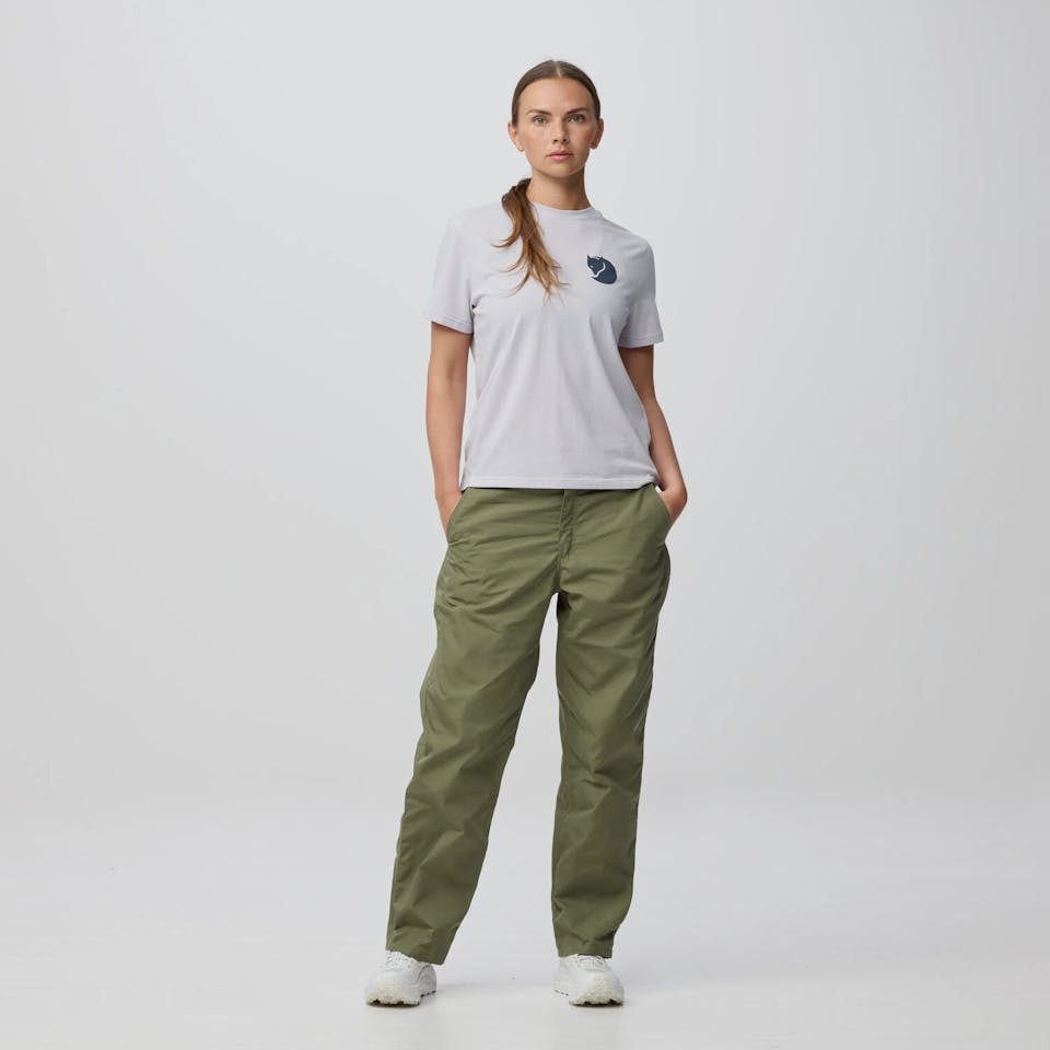 Fjällräven Women's Vardag Relax Trousers Fossil 03