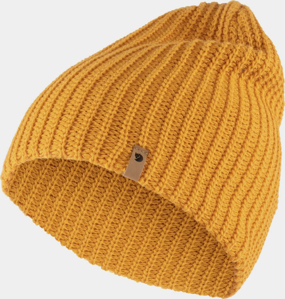 Fjällräven Övik Melange Beanie Sinappi 02