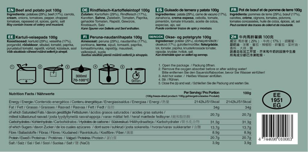 Tactical Foodpack Beef And Potato Pot  03