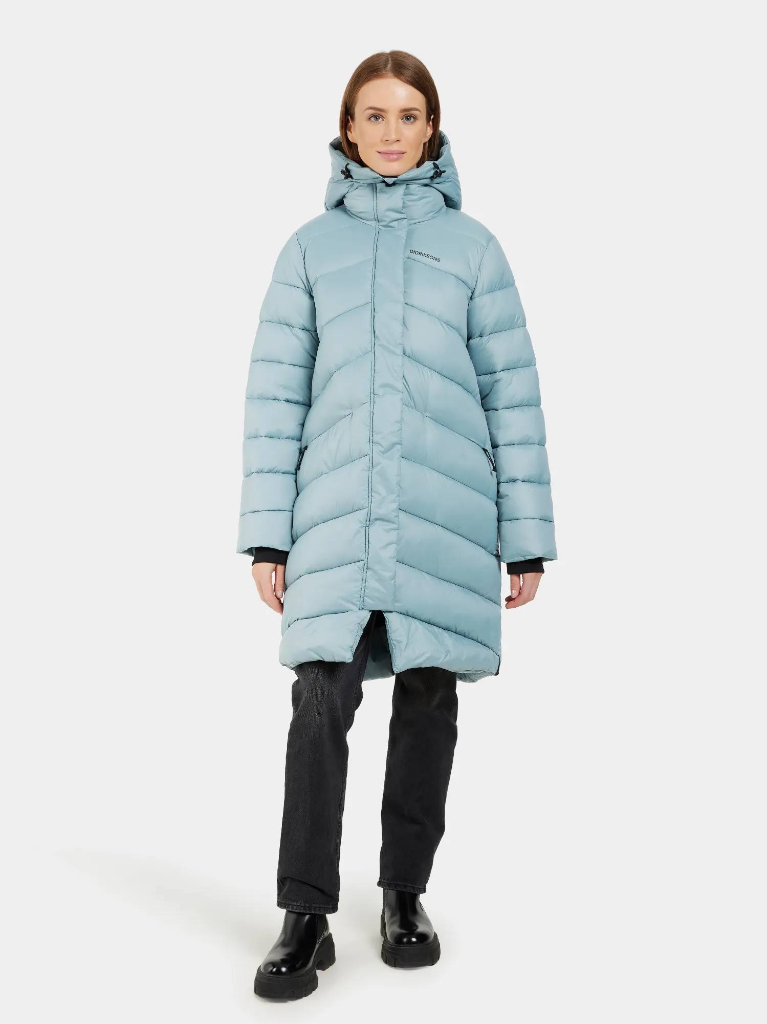 Didriksons Women's Marion Parka Light blue 08
