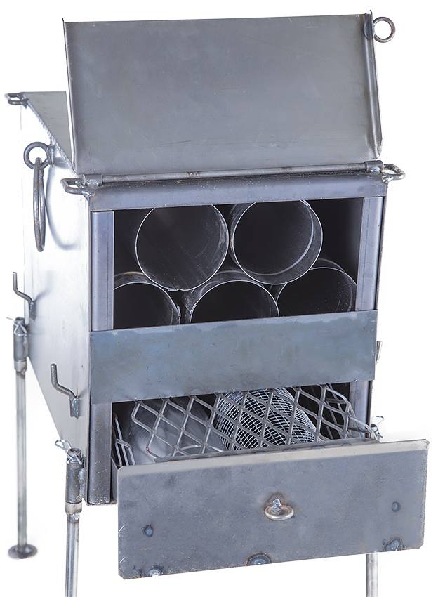 Savotta Tent stove for Sauna (incl. rock holders)  04