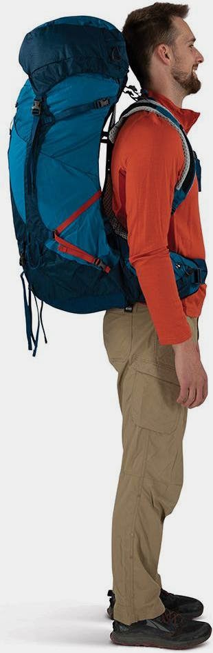 Osprey Atmos AG LT 65, Hanwag Men's Nazcat II GTX Musta 17