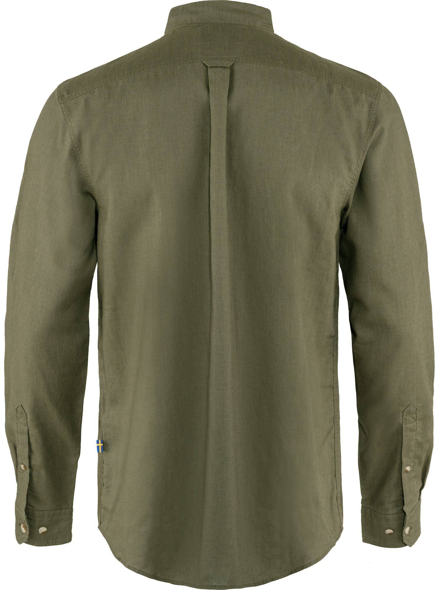 Fjällräven Men's Övik Travel LS Shirt Green 03