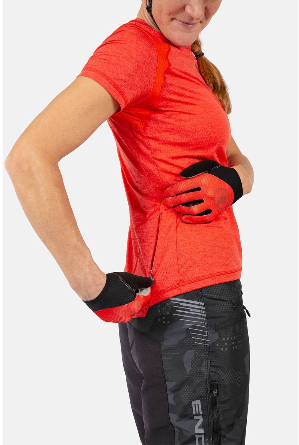 Endura Women's Singletrack S/S Jersey Pinkki 04