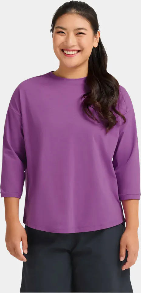 Jack Wolfskin Women's Travel 3/4 Tee Freesia 01