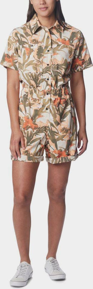 Columbia Women's Silver Ridge Utility Romper Chalk 06