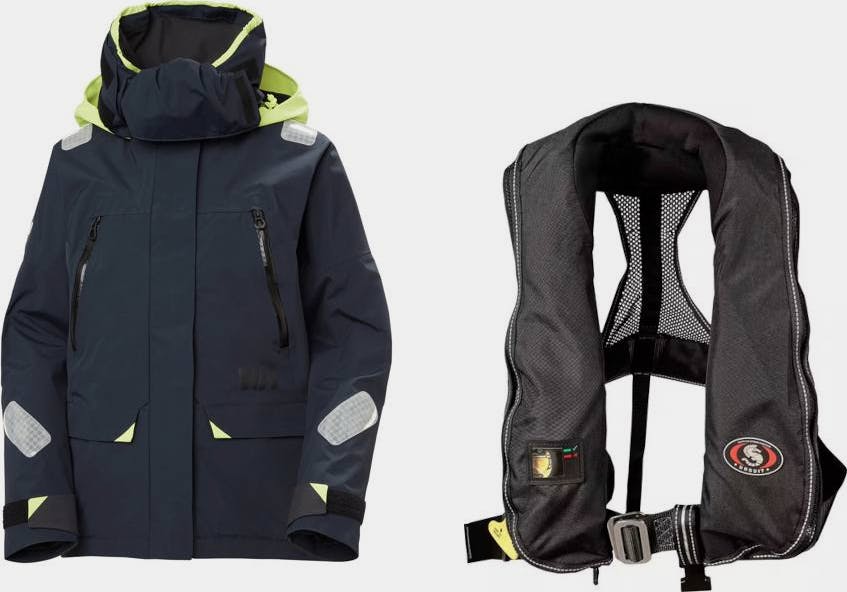 Ursuit Purjehdustakki ja paukkuliivi naisille Navy 01