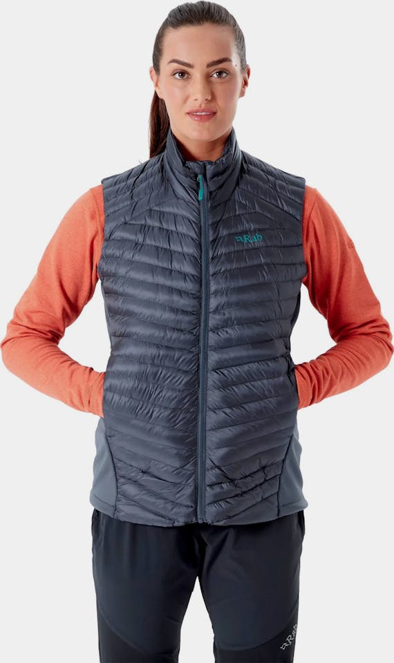 Rab Women's Cirrus Flex 2.0 Insulated Vest Steel 01