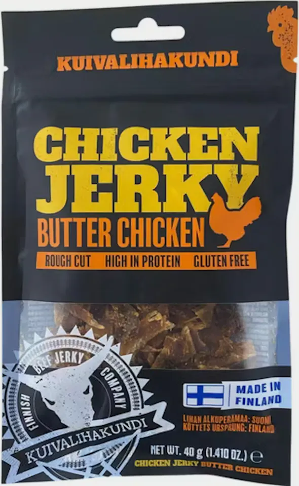 Kuivalihakundi Jerky Butter Chicken 40g 01
