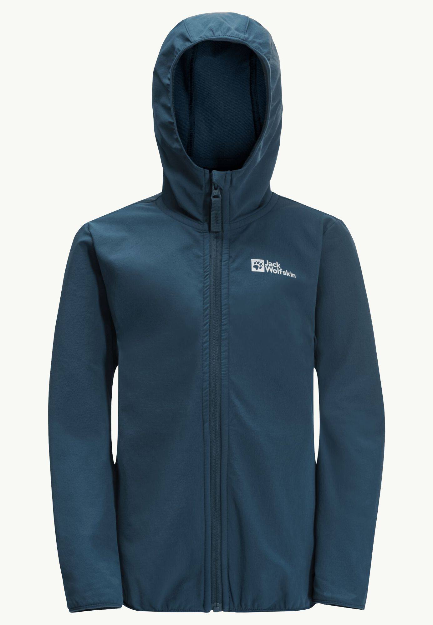 Jack Wolfskin Kid's Solyd Jacket Dark Sea 02