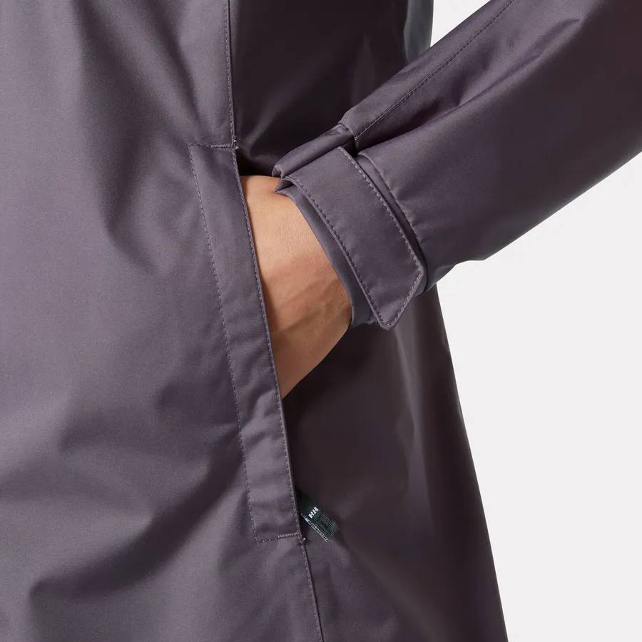 Helly Hansen Women's Long Belfast Jacket Smoked Purple 05