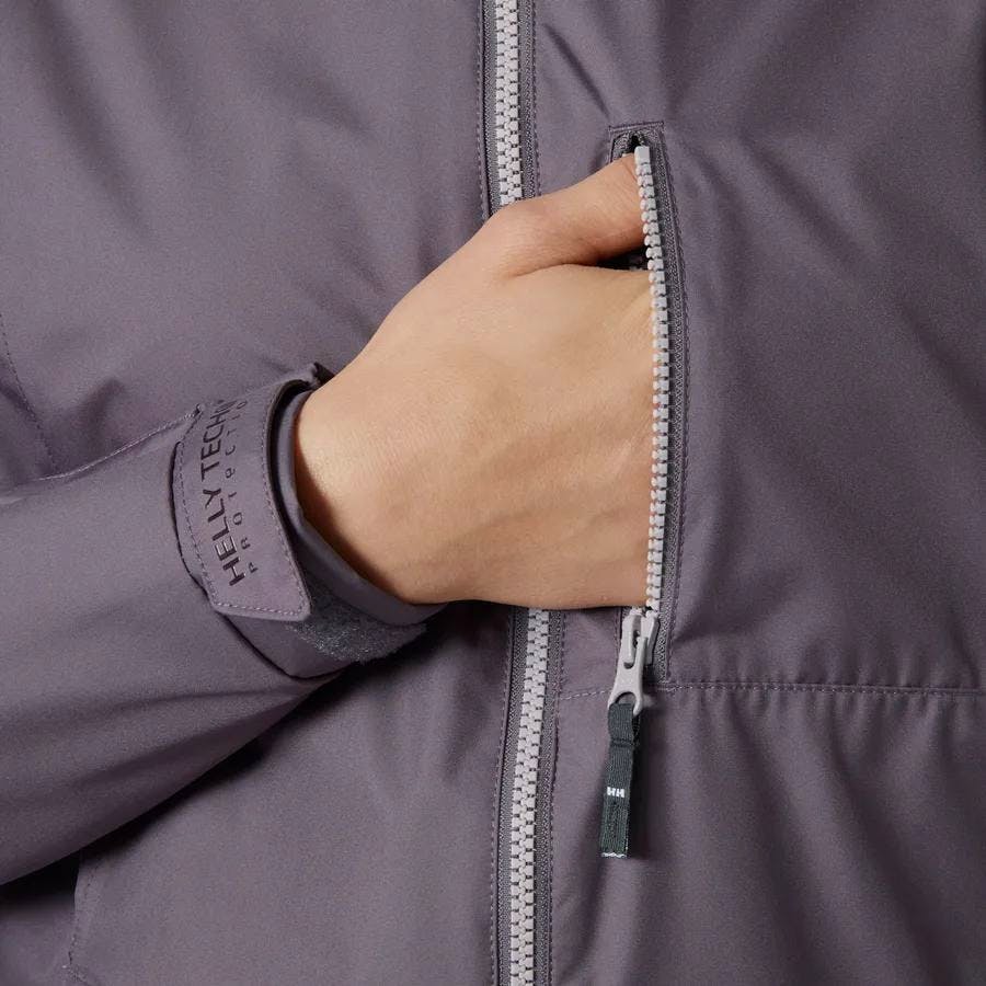 Helly Hansen Women's Long Belfast Jacket Smoked Purple 04