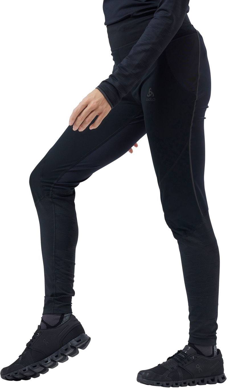Odlo Women's Zeroweight Warm Tights Reflect Musta 04