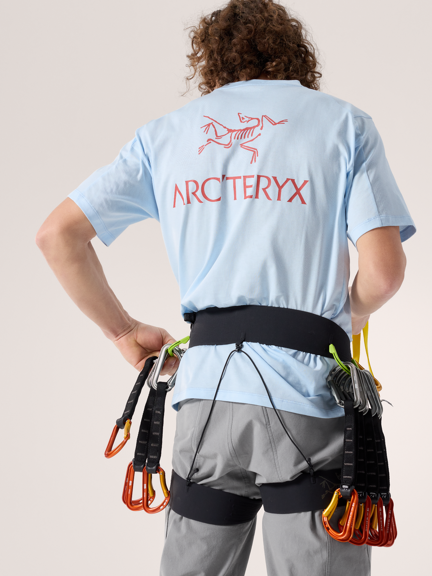 Arc'teryx Men's Kragg SL Cotton Bird SS Alpine Blue / Stone Red 03