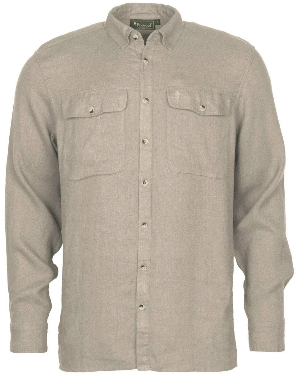 Pinewood Mens Värnamo Insectsafe Linen LS Shirt