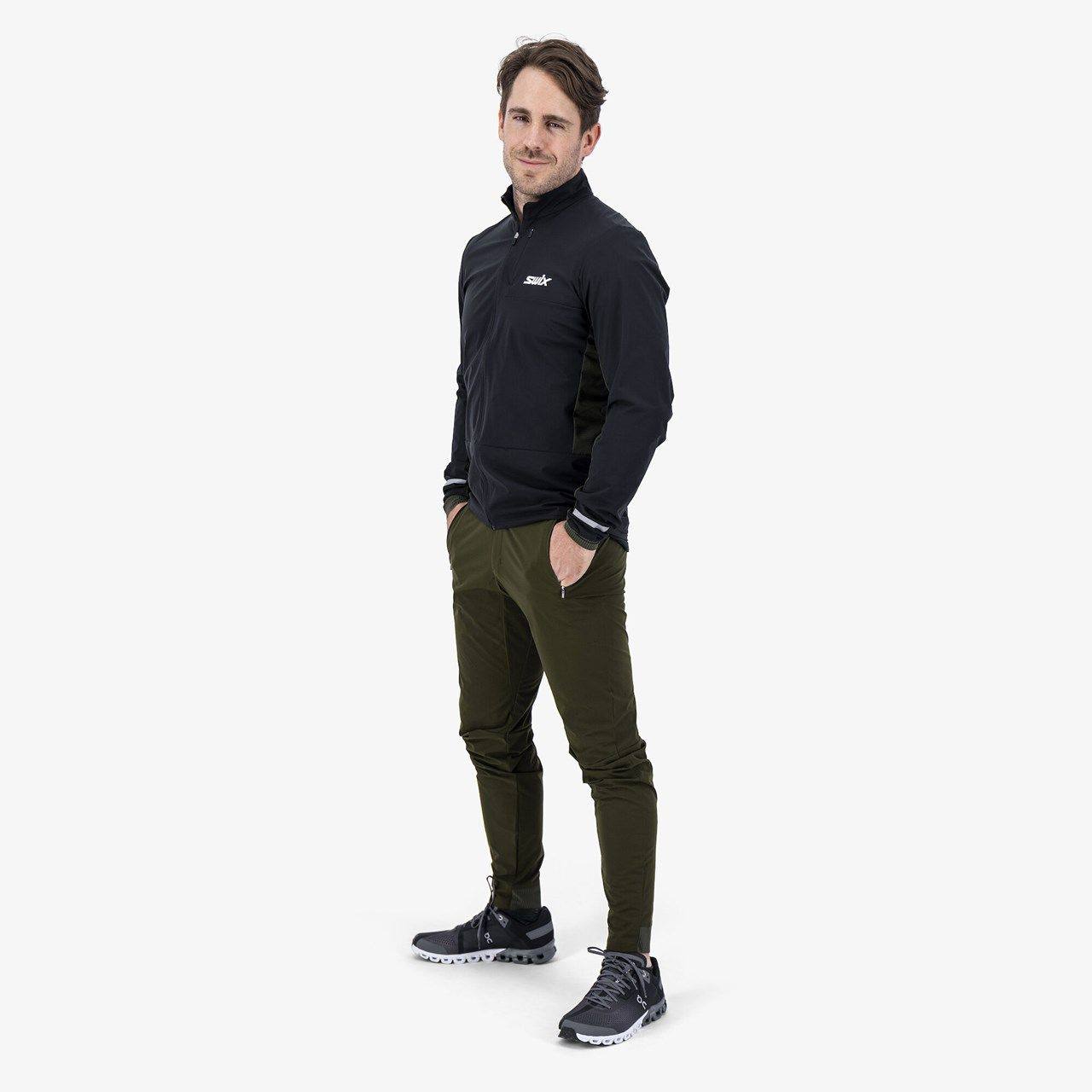 Swix Men's Motion Premium Jacket Musta/Oliivi 06