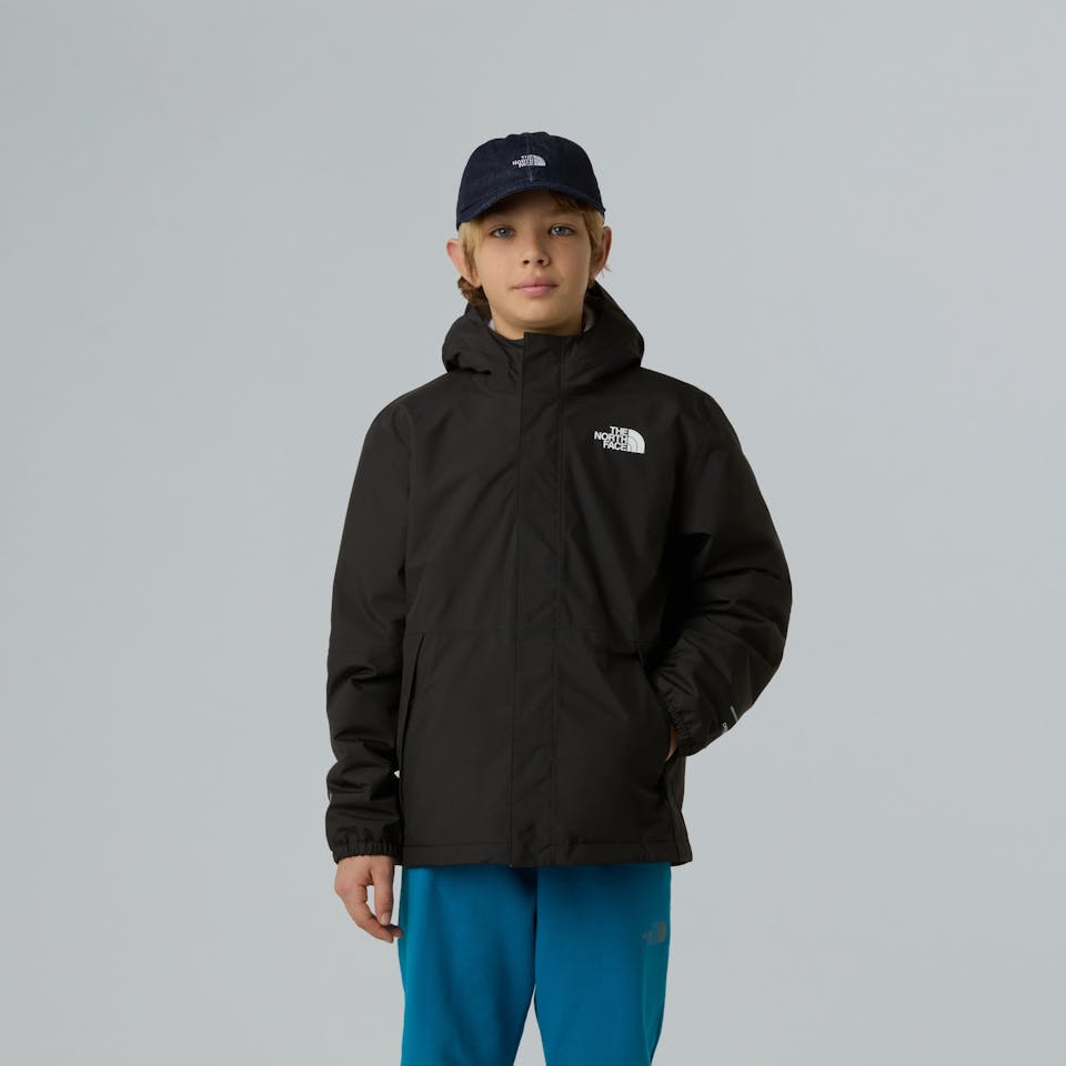 The North Face Boys Warm Antora Rain Jacket Black 01