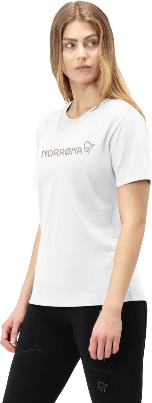 Norrøna Women's F29 Cotton Norrøna Viking Tee Valkoinen 06