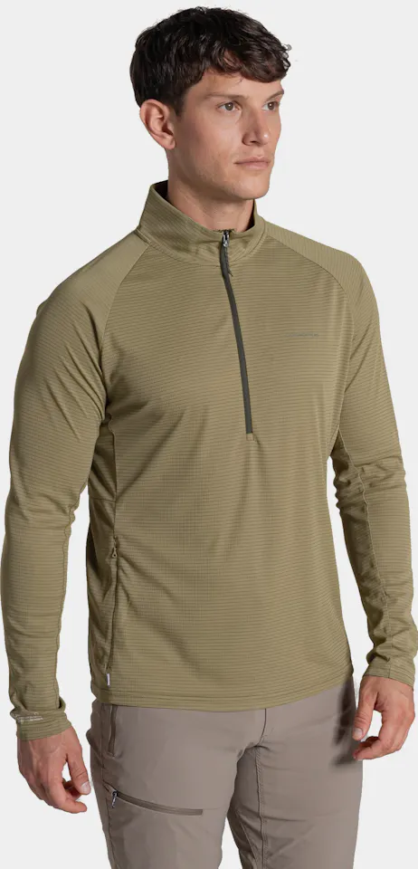 Craghoppers Men's Solarshield+ Half Zip Top Cardamon 01