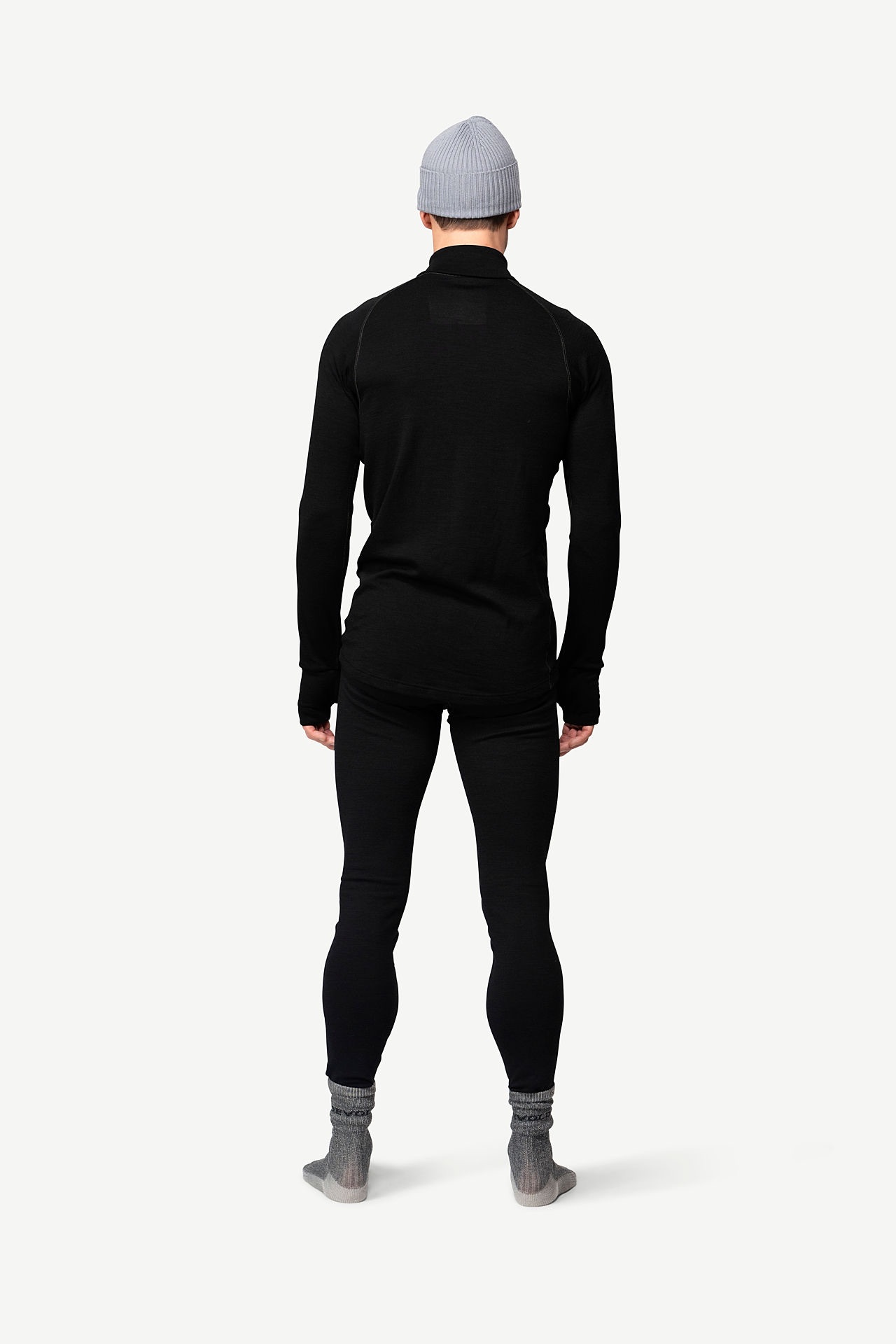 Devold Expedition Merino 235 Zip Neck Man Musta 05