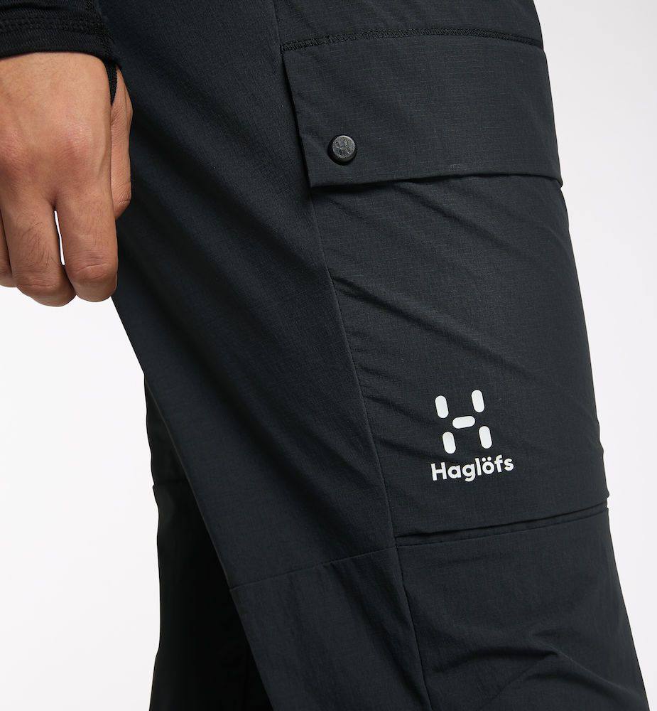Haglöfs Men's L.I.M ZT Pant Musta / Punainen 05