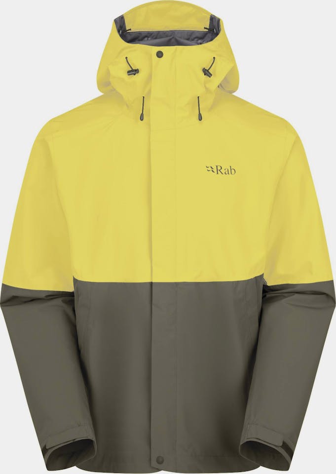 Rab Men's Downpour Jacket Pollen/Army 01