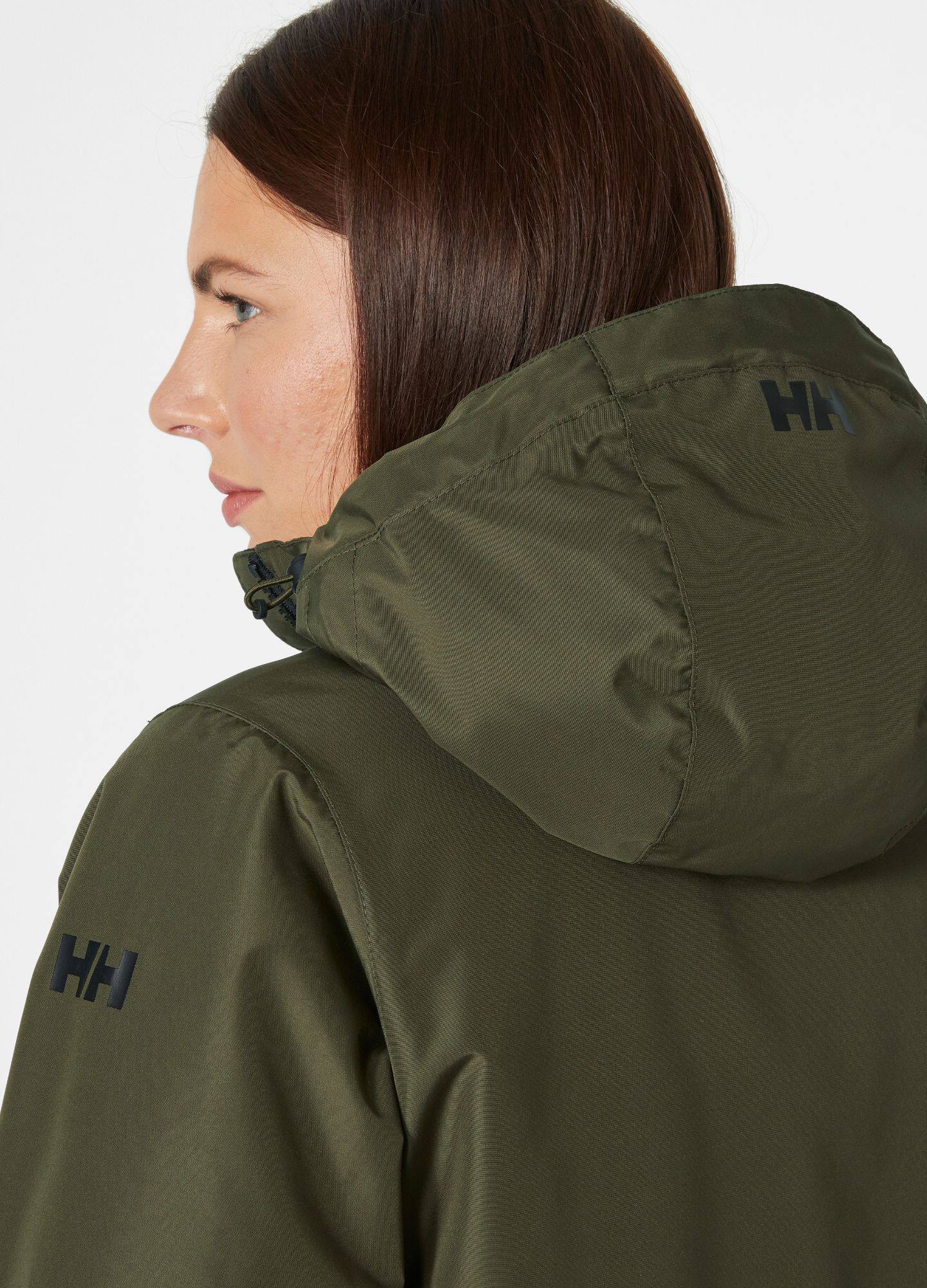Helly Hansen Women's Lisburn Insulated Raincoat Green 05