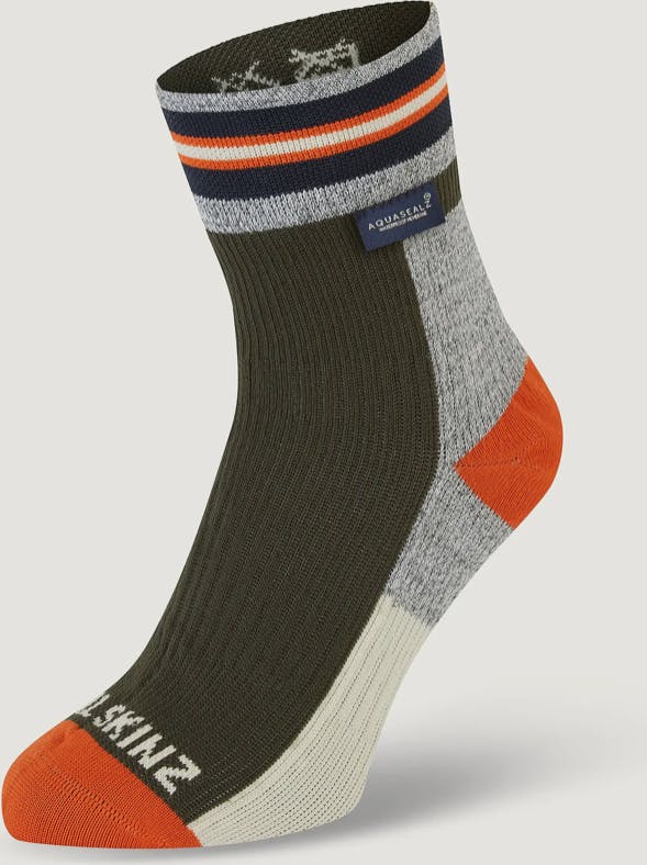 SealSkinz Surlingham Ankle Olive 01