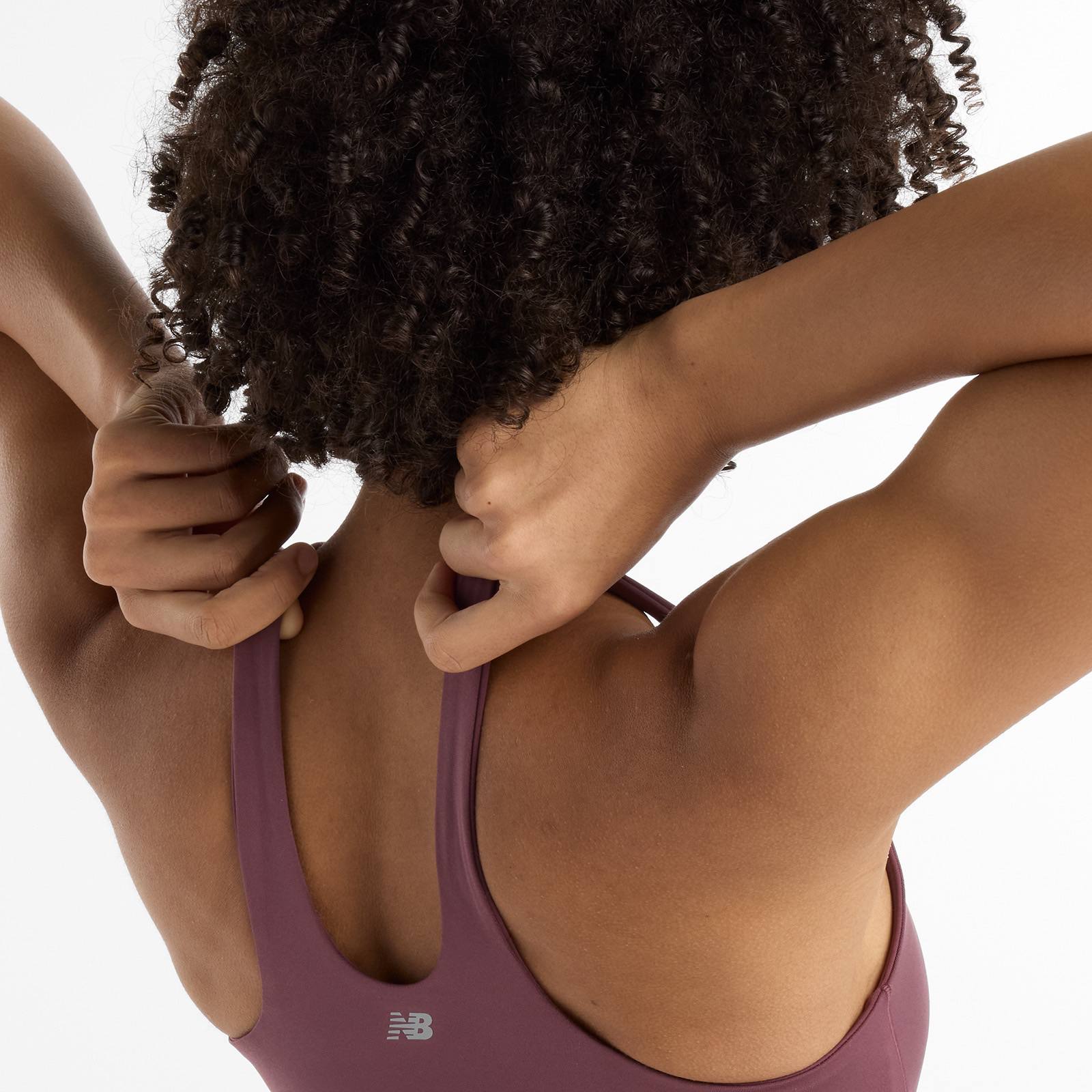 New Balance Women's Define Fitted Tank Plum 08