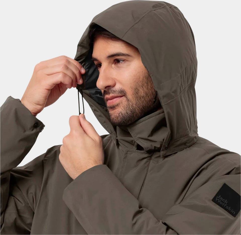 Jack Wolfskin Men's Koenigsbau Coat - Miesten vedenpitävä toppatakki Coffee 07