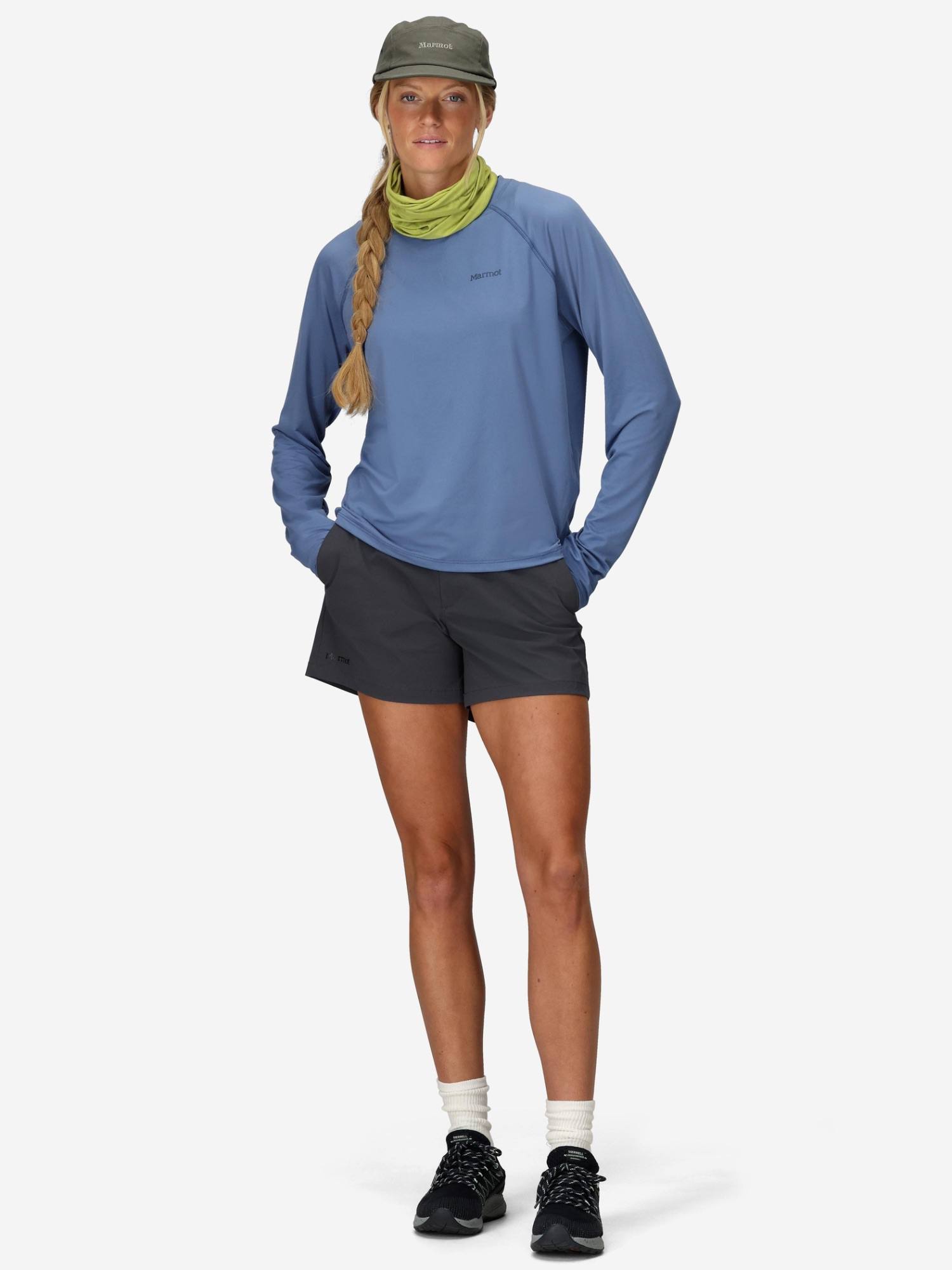 Marmot Women's Windridge LS Rain Cloud 03