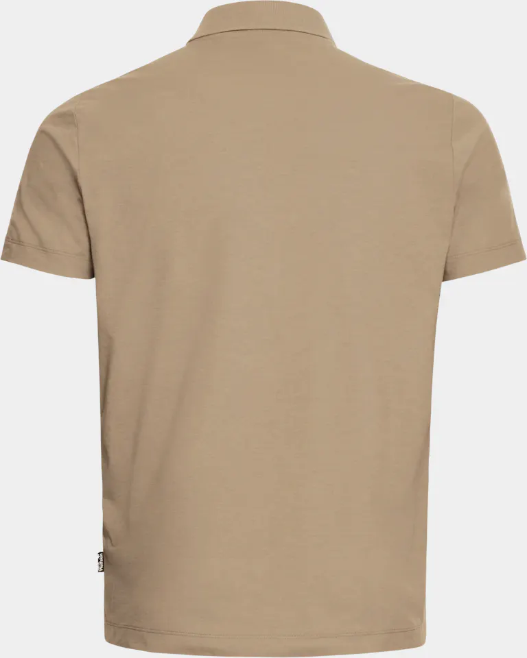 Jack Wolfskin Men's Travel Polo Hazel Brown 03