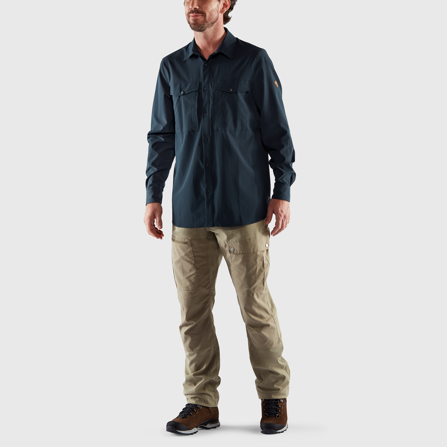 Fjällräven Abisko Trekking Shirt M Dark grey 03