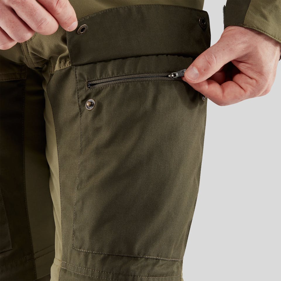 Fjällräven Keb Gaiter Trousers Long Musta / Stone 07