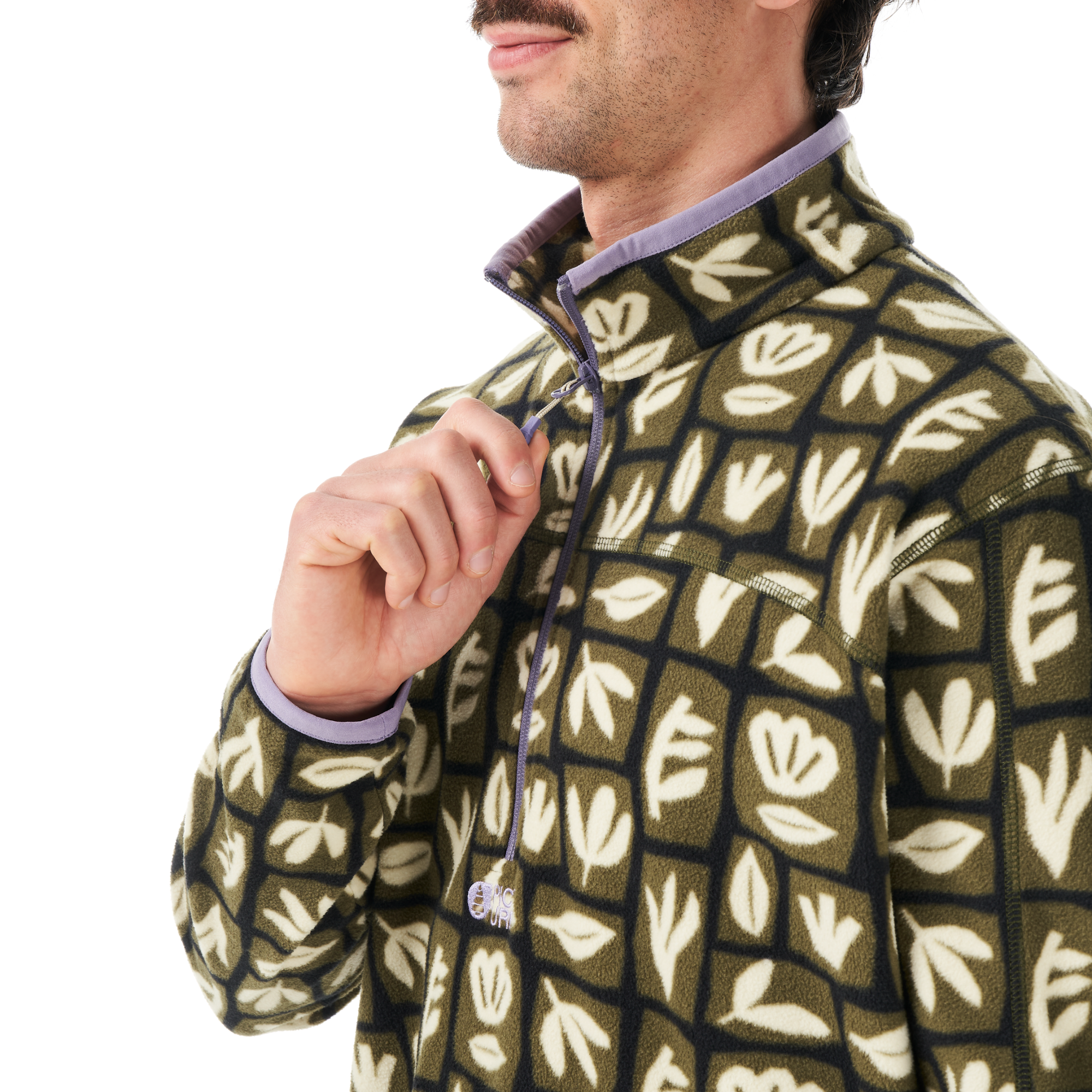 Picture Organic Clothing Men's Inaria 1/4 Fleece Cedar 04