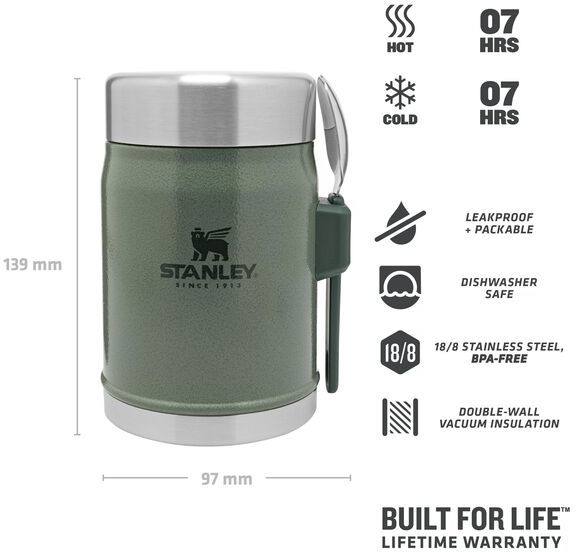 Stanley The Legendary Food Jar + Spork 0,4L Pink Rose 04