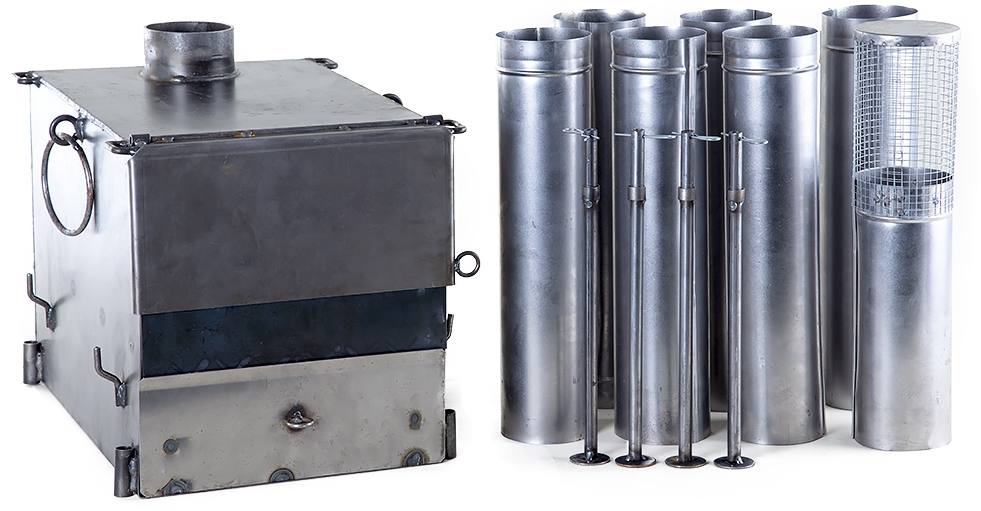 Savotta Tent stove for Sauna (incl. rock holders)  03