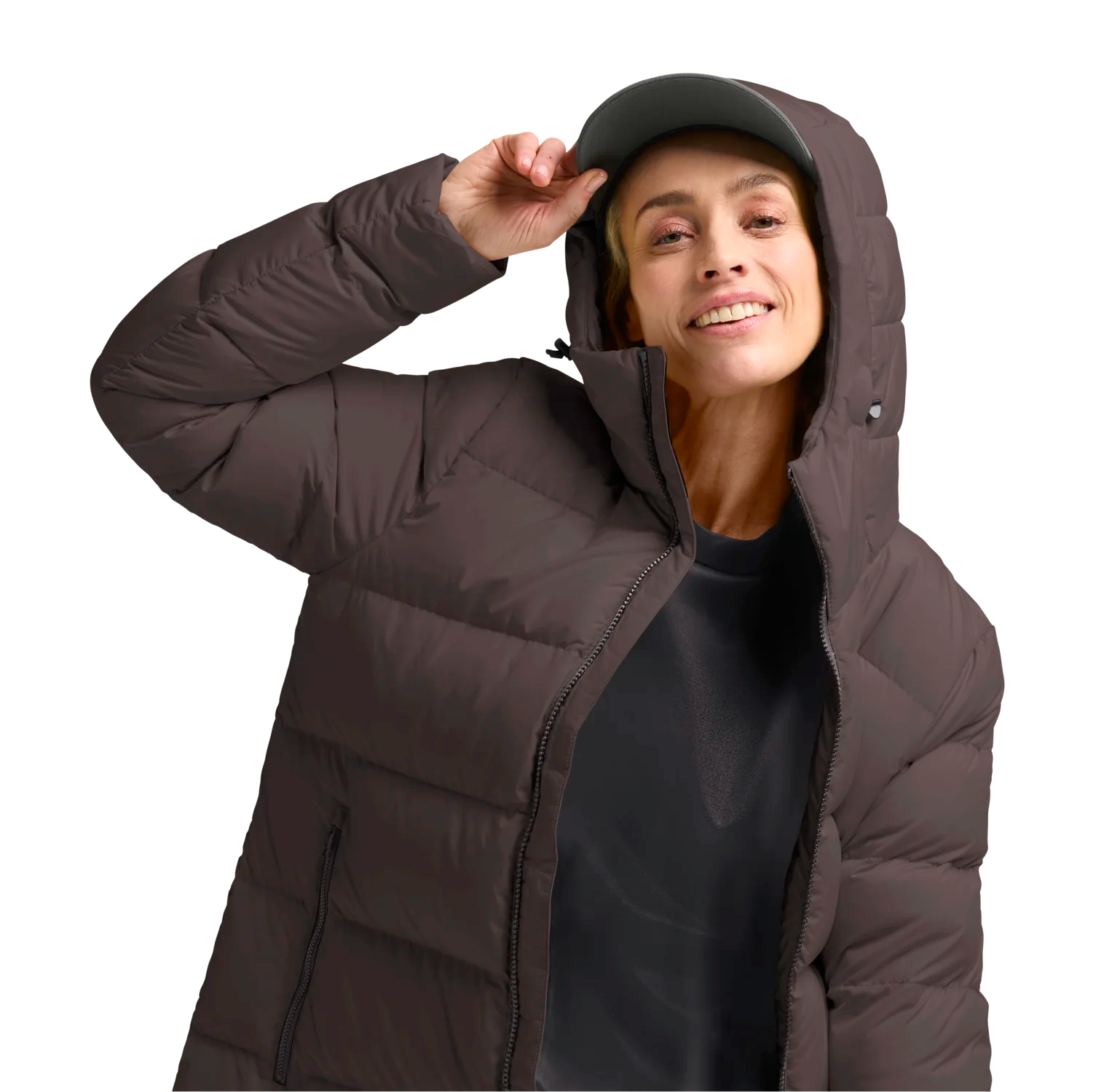 Jack Wolfskin Women's Frozen Palace Coat Peat Moss 12