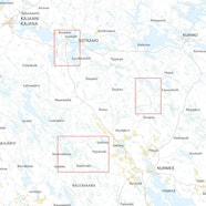 Calazo Kainuu Vuokatti Hiidenportti Tiiilikkaj rvi Hiking Map 
