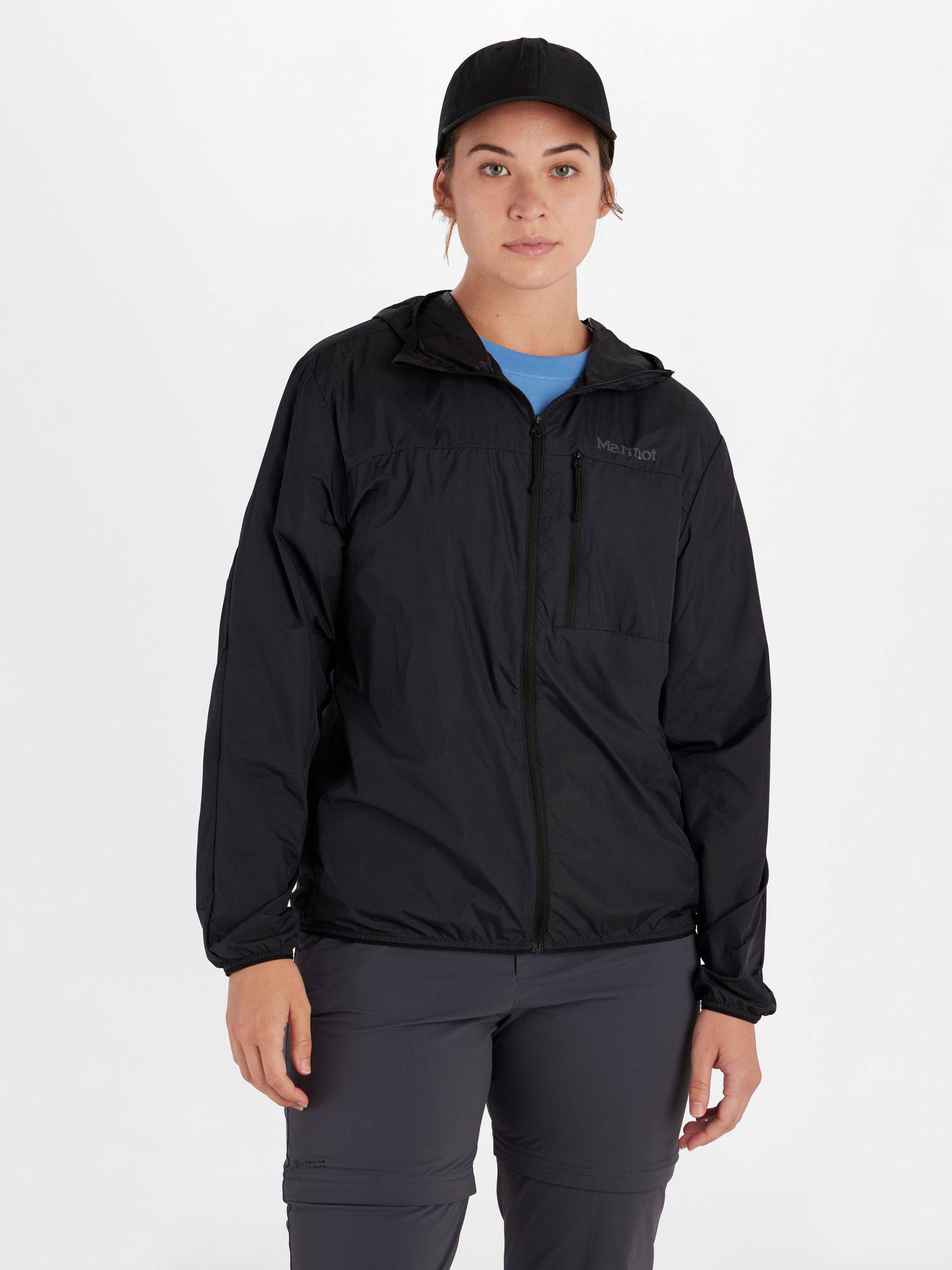 Marmot Women's Superalloy Bio Wind Jacket Black 02