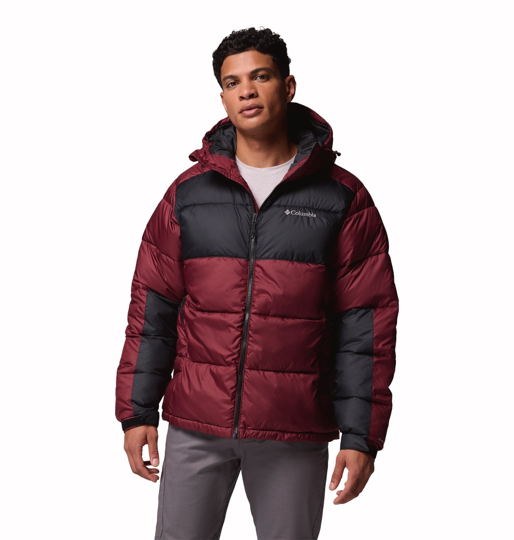 Columbia Men's Pike Lake II Hooded Jacket - Miesten talvitakki Mountain Red 09